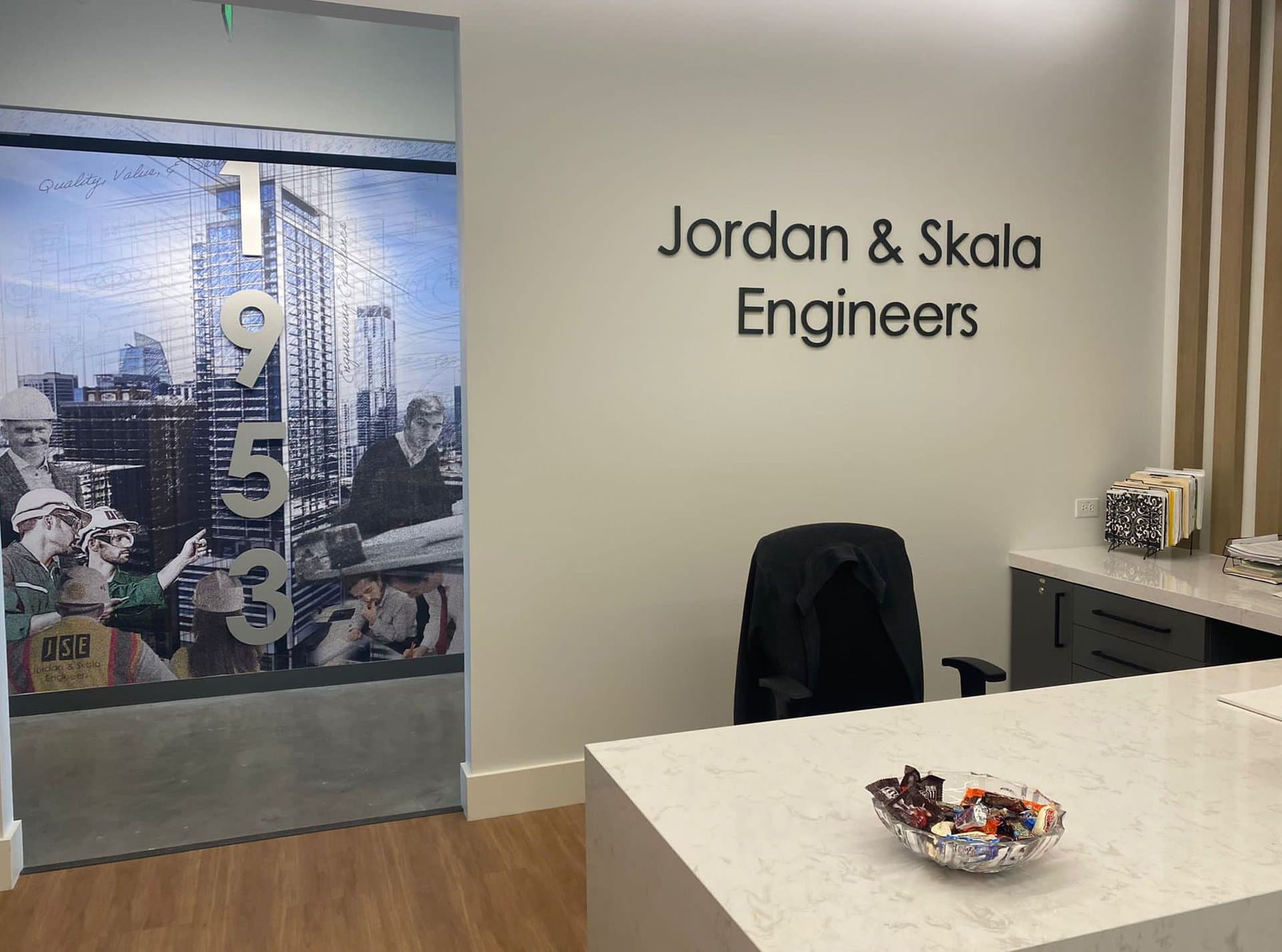 corporate interior sign